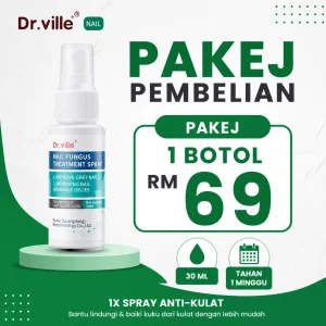 Pakej 1 Kotak Spray Kuku Anti-Kulat